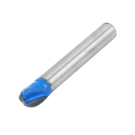 

Unique Bargains 1/4 Straight Shank 5/16 Cutting Dia 2-Flute Cove Core Box Router Bit 46mm Long