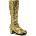 thumbnail image 2 of ELLIE 175-DORA-G Girl's 1.75" Heel Children Glitter Knee High Gogo Boot., 2 of 2