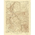 thumbnail image 2 of USGS 12x14 Gold Ornate Wood Framed with Double Matting Museum Art Print Titled - Rowland Nevada Idaho Quad - USGS 1940, 2 of 4