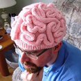 thumbnail image 4 of Spoof Horror Brain Knitted Hat Funny Warm Cap Party Headwear Photography Props, 4 of 8