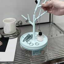 Matoen 6-Tier Hanging Jewelry Organizer Stand - Display Rack for Necklaces, Bracelets, Rings & Earrings - Space-Saving Desktop Jewelry Holder