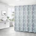 thumbnail image 2 of Cortina de Ducha, 180 x 180 cm Cortina de Baño Impermeable Antimoho con 12 Ganchos Cortinas de Ducha para Baño en Tejido de Poliéster Lavable a Máquina (Gris) brillar  Electrónica, 2 of 5