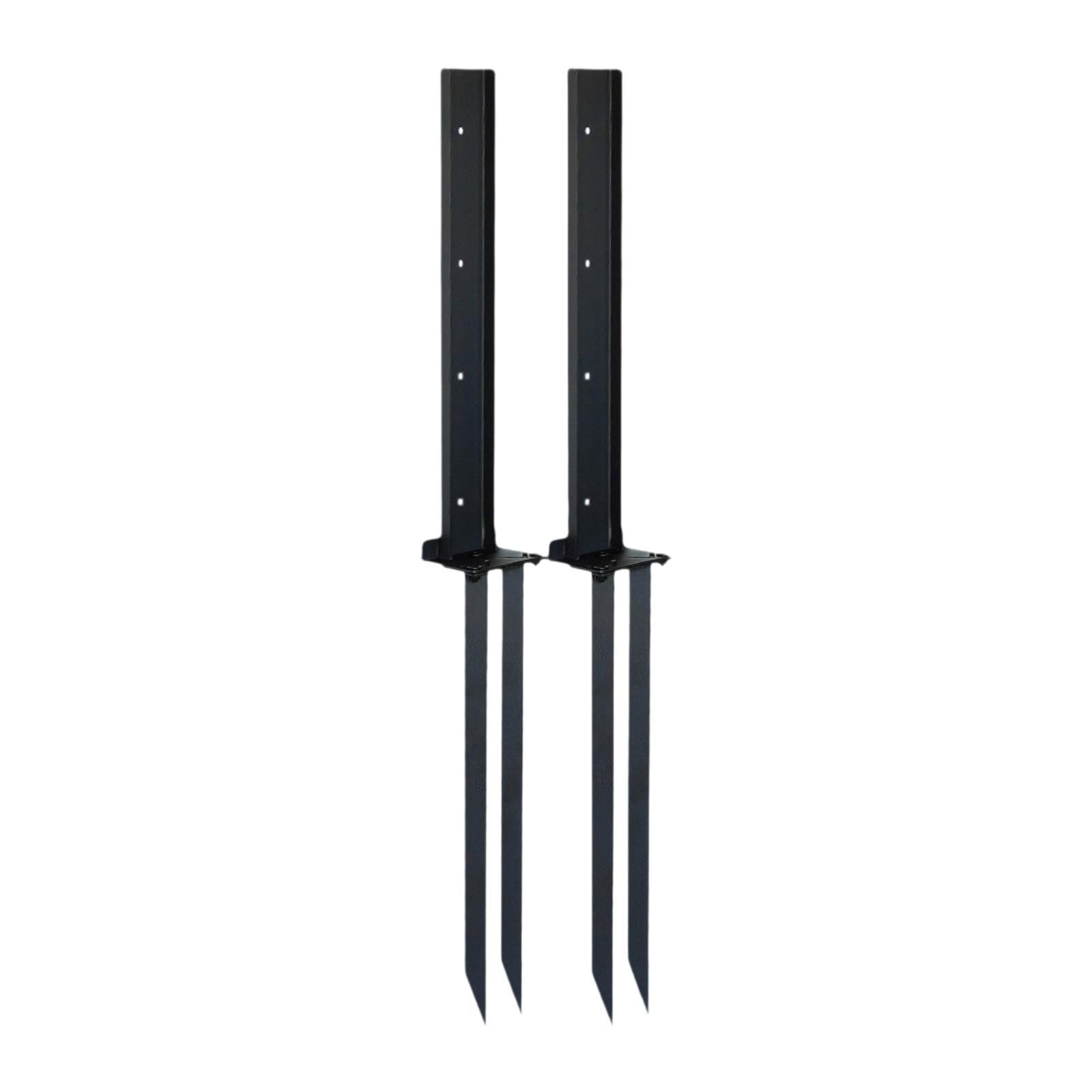 AMLESO Piquet de Réparation de Poteau de Clôture Support de Poteau pour Jardin Maison 2 Pcs