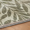 thumbnail image 5 of Addison Rugs Dream Shag Premium Machine Washable Transitional Tropical, Leaves, Botanical Green Rectangle Rug, 8' x 10', 5 of 8
