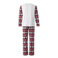 thumbnail image 4 of Disfraz Premium Conjunto de ropa de dormir familiar de Navidad Cuello redondo Camisas de manga larga + Pantalones Conjunto de ropa de dormir Ygjytge Blanco T XL para Unisex, 4 of 8