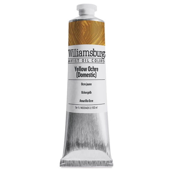 Williamsburg Handmade Oil Paint, 150 ml, Yellow Ochre (Domestic)