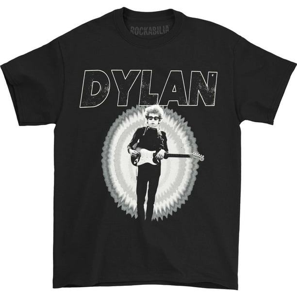 Bob Dylan - Bob Dylan Men's Dylan Echo Slim Fit T-shirt Black - Walmart ...