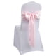 thumbnail image 1 of 10 Uds. Fajas de satén para sillas, fajas para sillas con lazo, funda para sillas de banquetes para decoraciones para el hogar, bodas y fiestas, 1 of 5