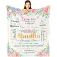 thumbnail image 1 of LHSHID Abuelita Gifts in Spanish Regalos para Abuela Grandma Birthday Gifts Grandma Gifts from Grandchildren Birthday Gifts for Grandma Unique Abuelita Gift from Grandaughter Blanket 40"x50", 1 of 7