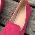 thumbnail image 3 of Zapatos planos para mujeres Toe Ballet Flats Slip On Ballet Dressy Flats cómodos zapatos para caminar para trabajar, 3 of 6