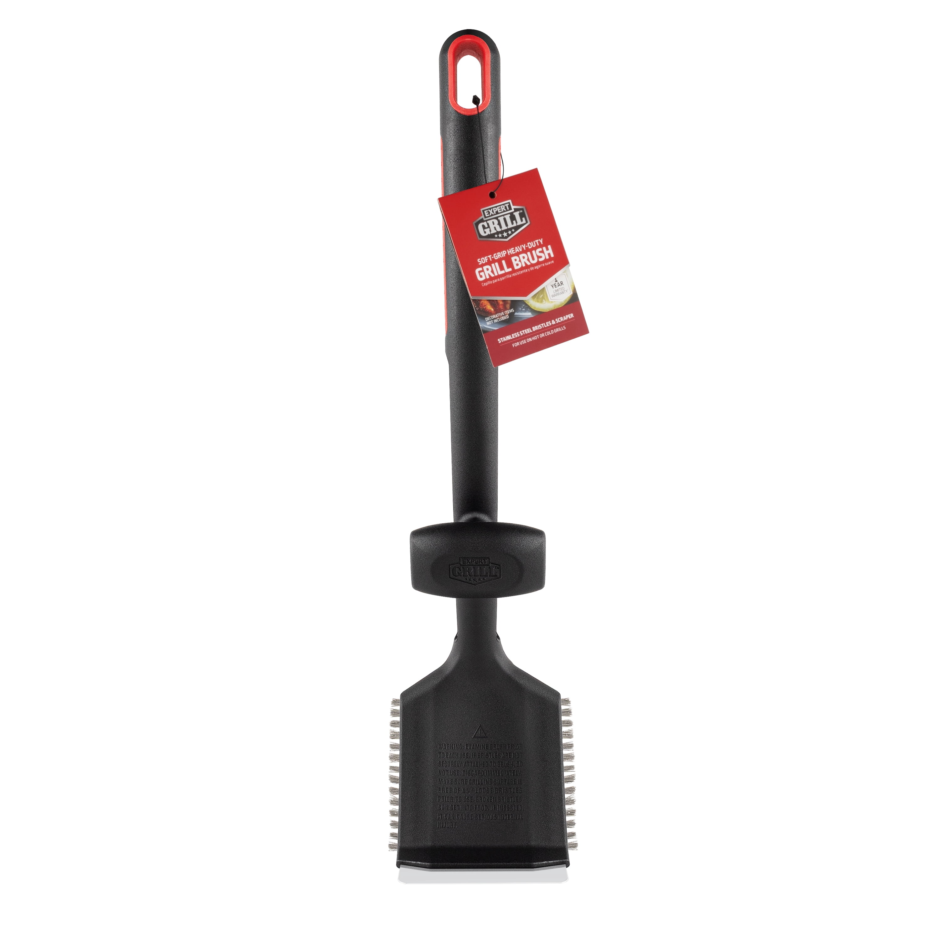 Expert Grill Cleaning Brush with Scraper Bristle