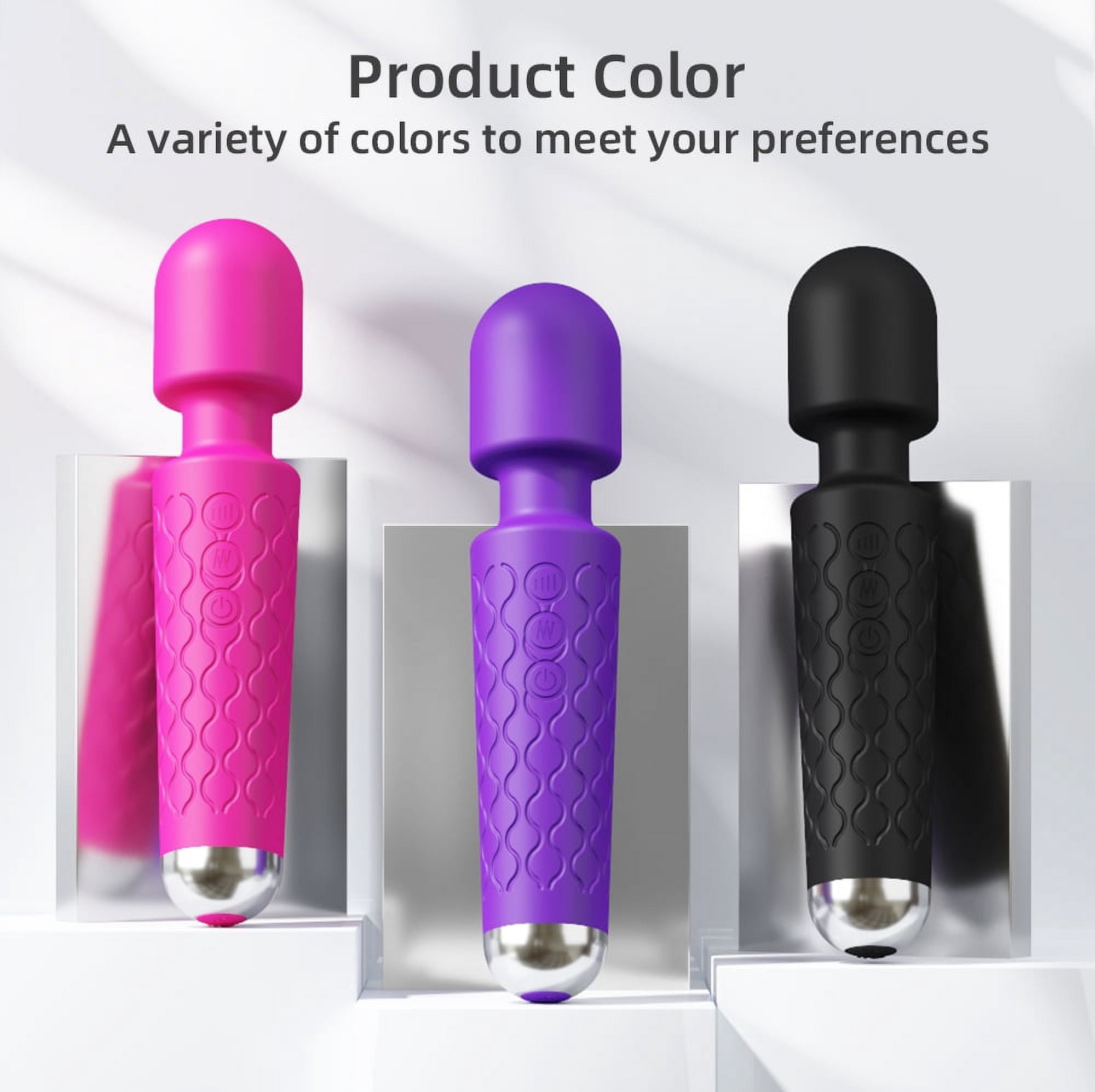 Birdsexy Vibrator Wand for Women Pleasure,8 Speeds & 20 Vibration Modes,G-Spot Clit Sex Toys,Quiet Small Dildo Personal Wand Massager,Adult Toys (Black)