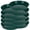 Hunter Green, variant on Austin Planter 18 inch(16.3 inch Base) Round Plant Saucer 5 Pack White Granite Colored Polypropylene Indoor and Outdoor Made in USA