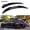 Gloss Black, variant on Rear Spoiler & Roof Spoiler Compatible with 2014-2024 Infiniti Q50, PSM & JDM Style Duckbill Trunk Tail Deck Lid Splitter Wing Lip (Carbon Fiber Pattern)