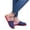 Blue, variant on Women’s 4th of July Patriotic Flip Flops USA Flag Slide Sandals Non-Slip Beach Pool Casual EVA Lightweight Flat Sandals