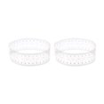 thumbnail image 1 of 2uds Película Flexible Regla 12 Pulgadas 0,5mm Escala con R Ángulo PET Plástico Plegable Recta Regla Calibración Suave Regla Medición Herramienta para Fábrica, Transparente, 1 of 6