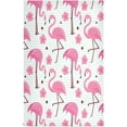 thumbnail image 5 of SKYSONIC Pink Tropical Flamingo Kitchen Dish Towel Set,Drying Kitchen Towels Tea Towels Gift Set for Drying Cleaning Cooking Baking 6Pcs, 5 of 7