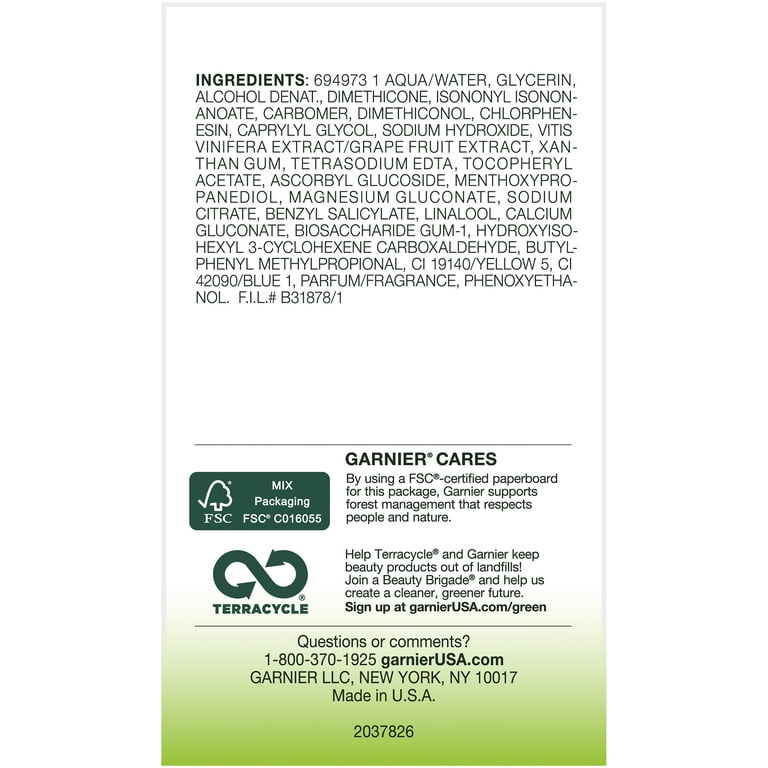 Garnier SkinActive Moisture Rescue Refreshing Gel Cream Normal and