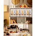 thumbnail image 3 of Valances for Windows Fall Thanksgiving Rod Pocket Cafe Window Treatments Valance Curtains for Kitchen Bathroom Laundry Basement Windows 54"x18", 3 of 6