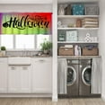 thumbnail image 3 of LALILO Kitchen Curtain Valance Halloween Happy Halloween Rod Pocket Window Curtain 52"x 18" Set of 2, 3 of 7