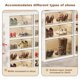 thumbnail image 4 of Organizador de Zapatos – 6 Niveles Plegable – Puertas Magnéticas – Plástico Apilable para 12 Pares – Compacto – Entrada, Pasillo y Armarios, 4 of 8