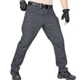 thumbnail image 1 of SHIXIAOO Mens Spring and Autumn Style Loose Large Size Leisure Three Bag String Tooling Pocket Straight Pants Indoor Outdoor Utility Pants Men Men's Sweat Pants Classic Carpenter Pants 13 1 plus Size, 1 of 5
