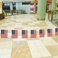 thumbnail image 4 of 40PCS USA Flags Independence Day Banner American Small String Mini Flags Triangle Vintage Flags Pennant Banner Patriotic Events, Sports, Bars Decorations 38FT, 4 of 7
