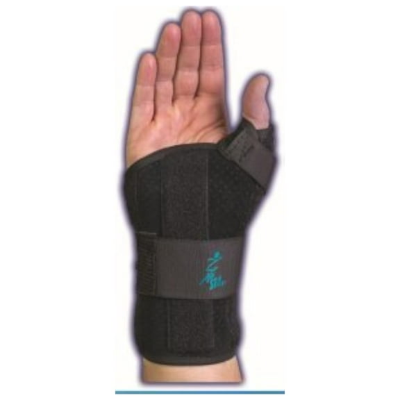 Ryno Lacer Wrist Support, Short Black, Universal Left