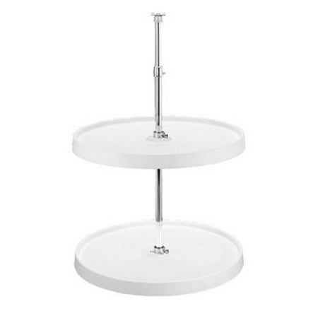 Rev A Shelf Rs6012.28.15.52 28 In. Series Full Round Lazy Susan Set - Almond