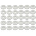 thumbnail image 1 of 30 unids doble lado de goma ojal ojal anillo de alambre blanco 10mm diámetro interior, 1 of 3