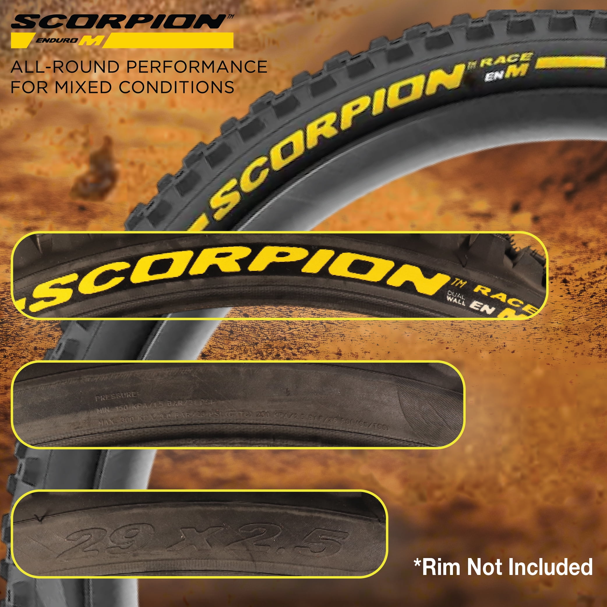 Pirelli Scorpion XC M Colour Edition Reifen – 29 X 2.4 ProWALL 120 Tpi SmartGRIP TLR