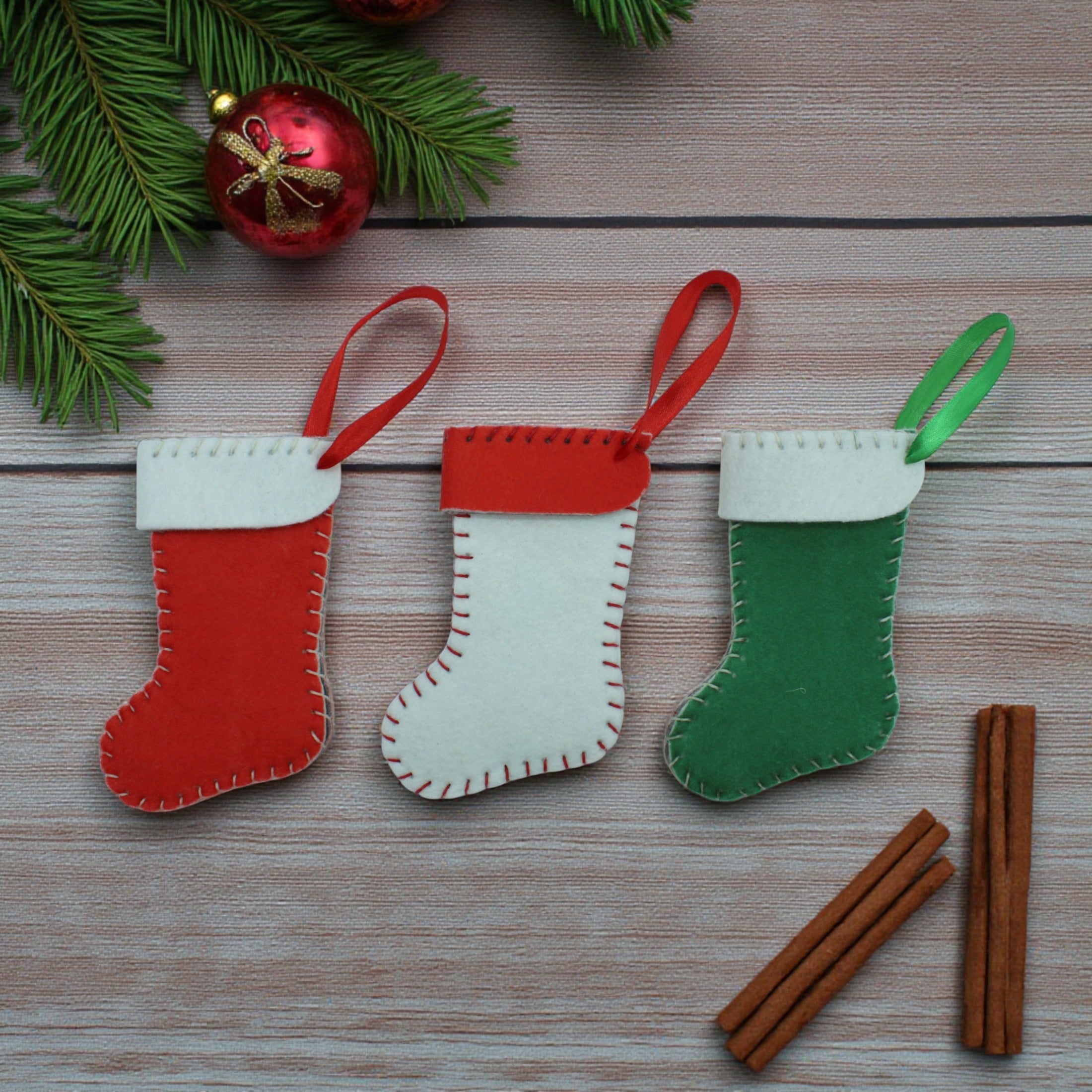 WOOLIGANS 3-Pack Mini Sock Cut & Sew Craft Kit
