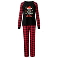 thumbnail image 2 of KHONTS Family Matching Christmas Pajamas Set Holiday Graphic Sleepwear Xmas Pjs Set Casual Fashion Cute Homewear 3-Black Women, 2 of 4