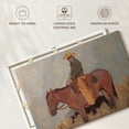 thumbnail image 6 of Elephant Stock Ranch Hand Ii Wall Art - Horizontal Canvas Wall Art - Living Room Wall Decor - Animal Canvas - Green And Blue Decor By Jacob Green - 48" x 32", 6 of 8