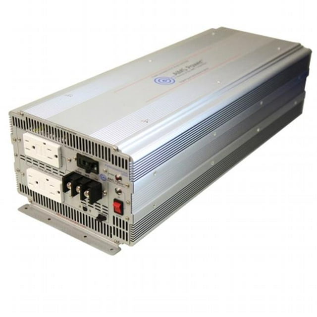AIMS Power 5000 Watt 24 Volt Pure Sine Power Inverter with GFCI outlets