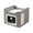 Double-Layer Square Door, variant on Yiran Dark Gray Double Layer Slant Hole Foldable Cat Nest, Double Layer Square Door