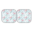 thumbnail image 7 of Fotbe Tropical Flamingo 2-Piece Car Windshield Sun Shade | Sun Blocker for Car Windshield | Foldable Automotive Interior Accessories for Sun Protection-Small, 7 of 7