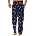 thumbnail image 2 of Fruit of the Loom Men's Holiday Print Super Soft Microfleece Pajama Pant, 2 of 4