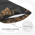 thumbnail image 3 of Balery Gothic Raven Portrait Bedding Queen Pillow Cases - Envelope Closure - Soft Brushed Microfiber Fabric - Shrinkage and Fade Resistant Pillow Cases-14"x20", 3 of 6