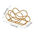 thumbnail image 3 of Metal Napkin Holder for Table, Iron Freestanding Tissue Dispenser Heart Standing Napkin Dispenser for Kitchen Dining Farmhouse Bar Cafe Napkin Holder, 3 of 6