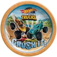 thumbnail image 2 of Amscan Hot Wheels 16' Cake Party Plates with Dinosaur Sticker Sheet, 2 of 4