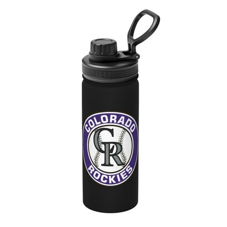 

Colorado_Rockies Water Bottle Stainless Steel Insulated Tumblers with Lid Travel Coffee Mug Double Wall Vacuum Insulated Water Cup Gifts for Women Men Home Office 18oz