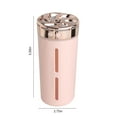 thumbnail image 3 of LACKUST Humidifiers for Bedroom,Portable Car Aromatherapy Diffuser, Silent & Quick Humidification, Mini Humidifier for Travel,Pink, 3 of 7