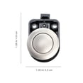 thumbnail image 2 of FENGGUIQU 1Pcs Rose Gold Zinc Alloy Rectangular Button Lock for Cabinet Door Handle Rv Accessory 1.97x1.57in, 2 of 6
