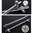 thumbnail image 6 of Adjustable Sliding Shower Glass Door Handle with Single Towel Bar - Perfect Replacement for Interior and Exterior Bathroom Doors with Adjustable Hole Distance Knobs., 6 of 7