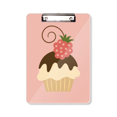 thumbnail image 1 of Dulce helado de fresas con chocolate Portapapeles Carpeta de escritura Placa de soporte A4, 1 of 4