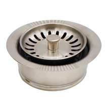 Westbrass D2089SEV-07 3-1/2" Waste Disposal Drain Flange with Basket Strainer, Satin Nickel
