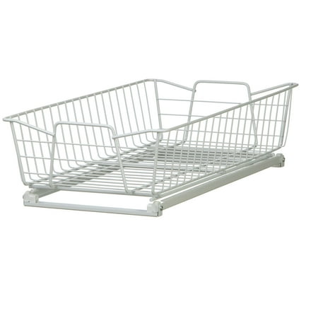 UPC 075381030519 product image for Closetmaid Kcpob-411 4  H X 11  W Kitchen Cabinet Pull-Out Basket Organizer - Wh | upcitemdb.com