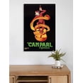thumbnail image 2 of IDEA4WALL Canvas Print Wall Art - Vintage Poster Bitter Campari by Leonetto Cappiello - Retro Movie Series Art Paintings For Home Decoration - 24"x36", 2 of 4