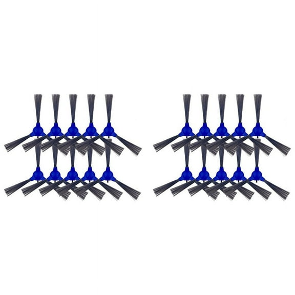 20x Side Brush Replacement for RoboVac 11S, 11S MAX, 15T, RoboVac 30, 30C, 30C MAX, 15C, 15C MAX Accessories Kit,20 x Side Brushes,blue
